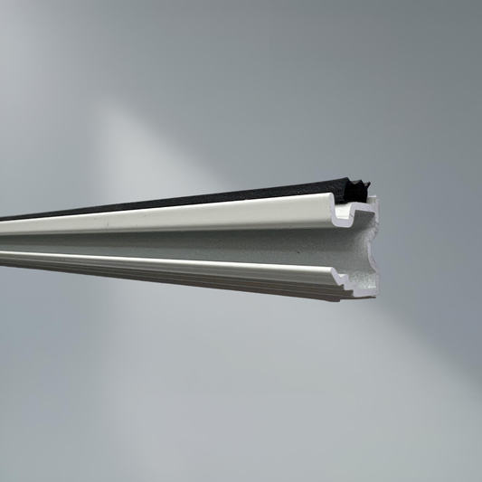 Glaslist ytterbåge L=1997mm Vit